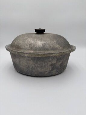 Vintage Club Aluminum 15" Oval Roaster Dutch Oven Pot Lid